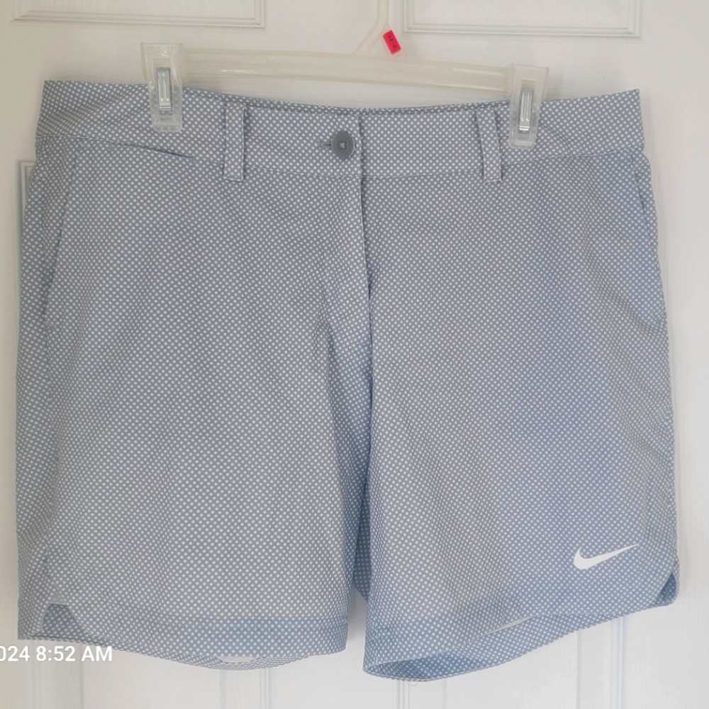 Nike Golf: Tour Performance dri-fit gary polka dot shorts in size 14